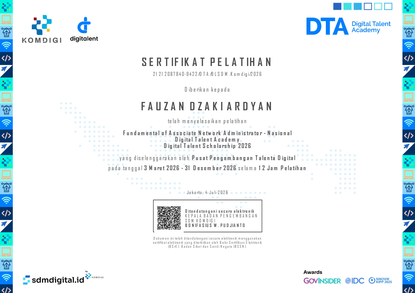 Fundamental of Associate Network Administrator - Nasional