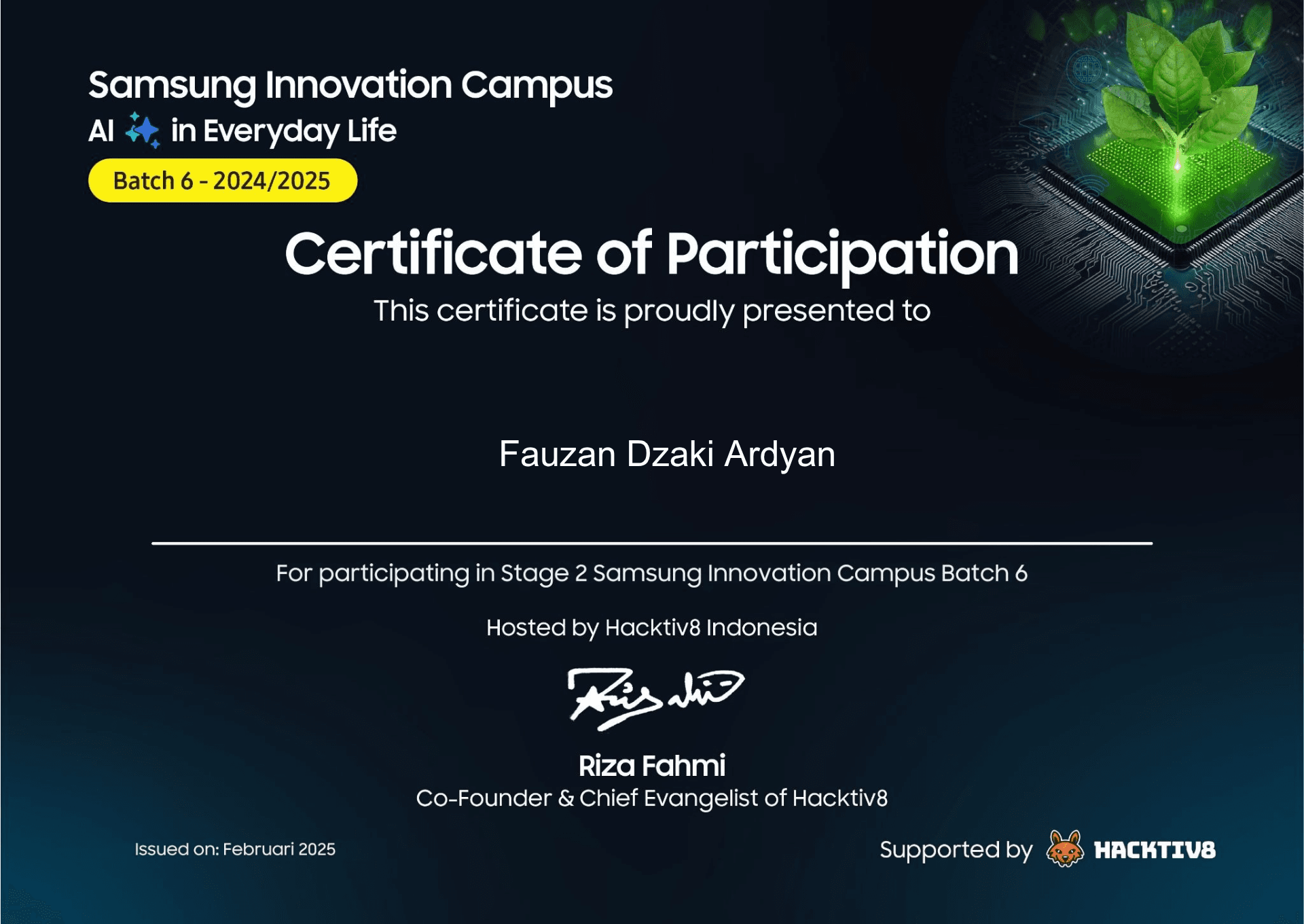 Samsung Innovation Campus Stage 2